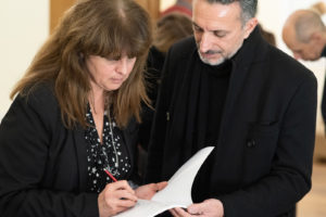Monica Pirone con Vito Bongiorno